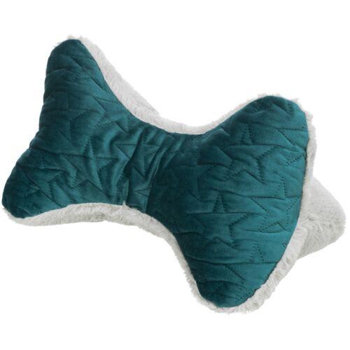 Julepute 92720 Estelle Ergonomisk 34x20cm Grønn/Grå Semsket/Plysj