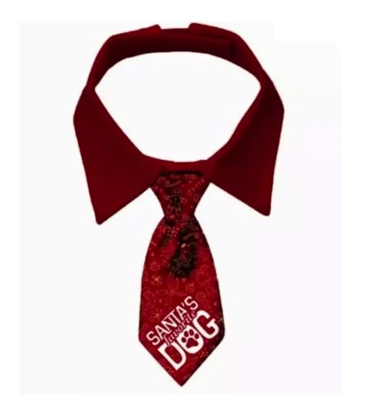 Juleslips 44411 Santas Favorite Dog Rød M