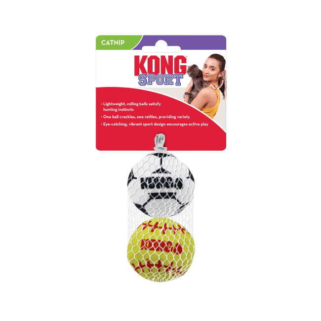 Katteleke KONG Sport Balls 2pk Ass