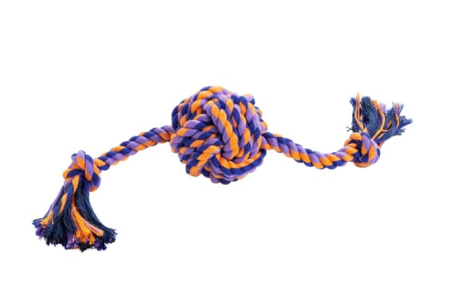 Toy Dog Ball with rope Jena 33 cm Polyester
