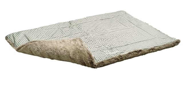 Blanket Astana 120x80 cm Polyester beige checked
