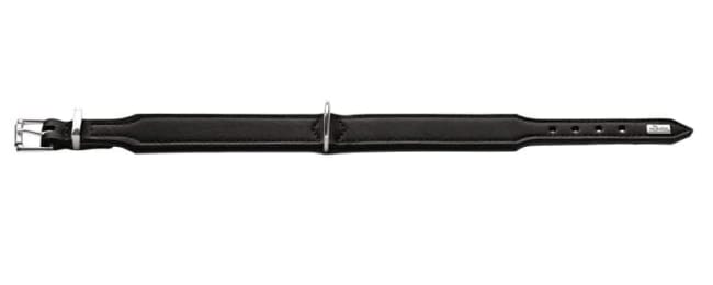 Collar Basic 55/M Artificial leather black