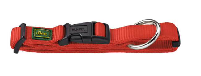 Collar VP 40-63/L-XL Nylon red with strain-relief
