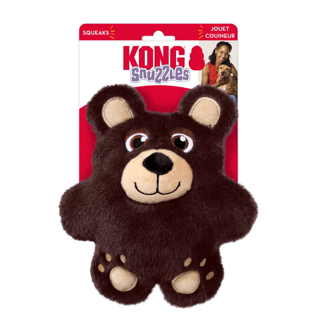 Hundeleke KONG Snuzzles Bear M