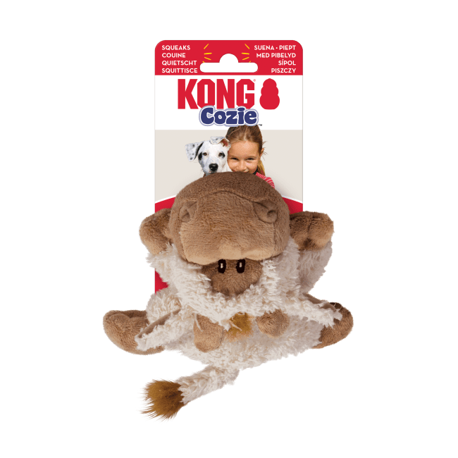 Hundeleke KONG Cozie Ass Naturals S
