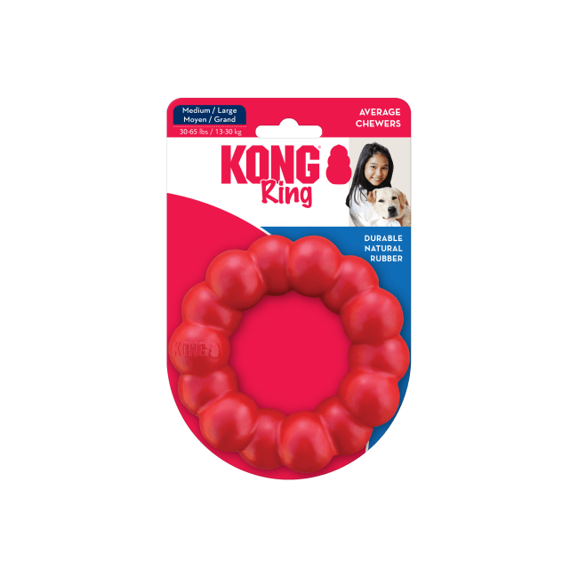 Hundeleke KONG Ring M/L