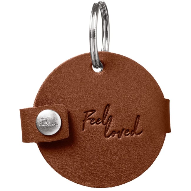 Tag for dog tag Aalborg small Cowleather cognac