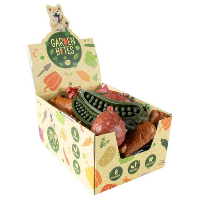 Garden Bites Veggie Buddies Large 11cm 90g 30stk i Display