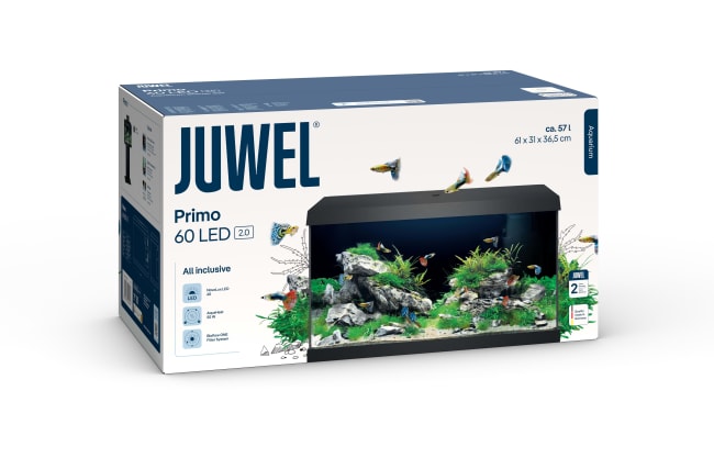 Akv. Juwel Primo 60 2.0 LED Startersett 57L Sort