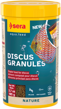 Fiskefor Sera Discus Granulat Nature 250 ml. 305