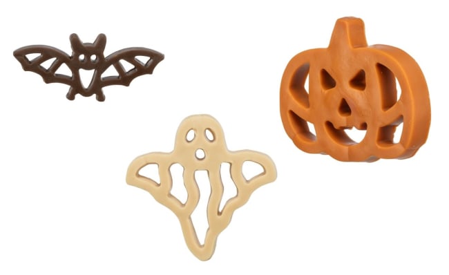 Halloween Snacks Ass. Bat, Pumpkin & Ghost M/Kylling 5-8 cm