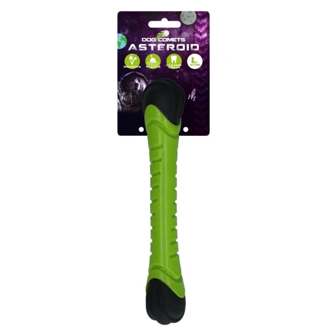 Dog Comets Asteroid Fetch Stick L Green