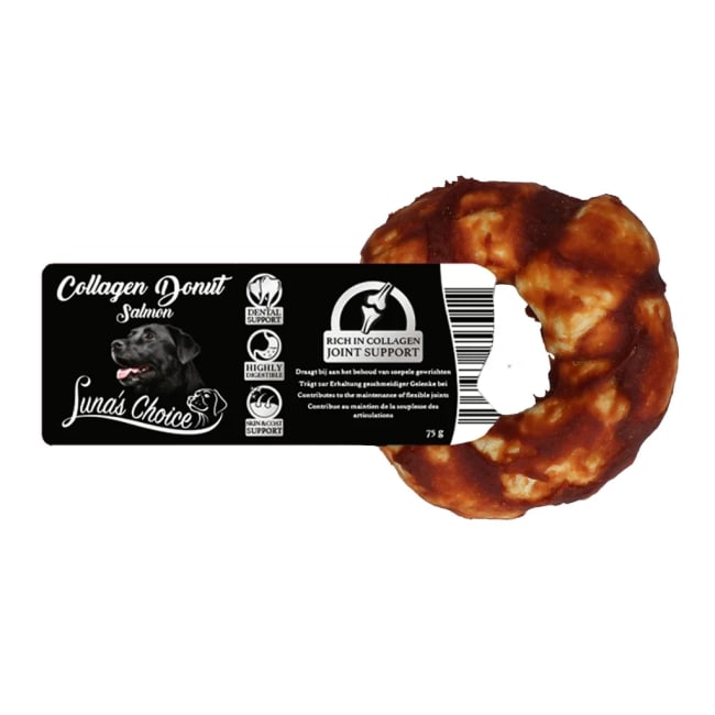 Luna's Choice Collagen Chews Donut Salmon