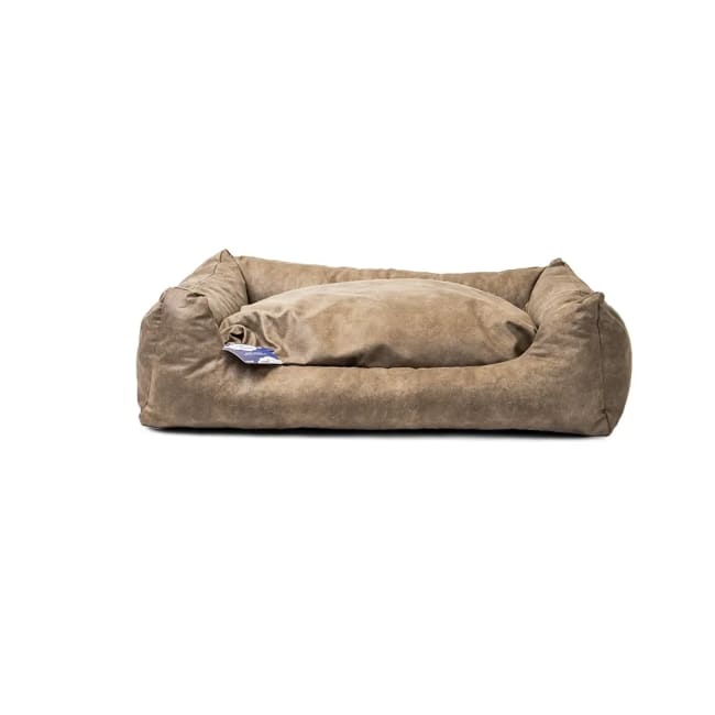 Let's Sleep Sweet Dreams Dog Basket w/ Cushion L Taupe