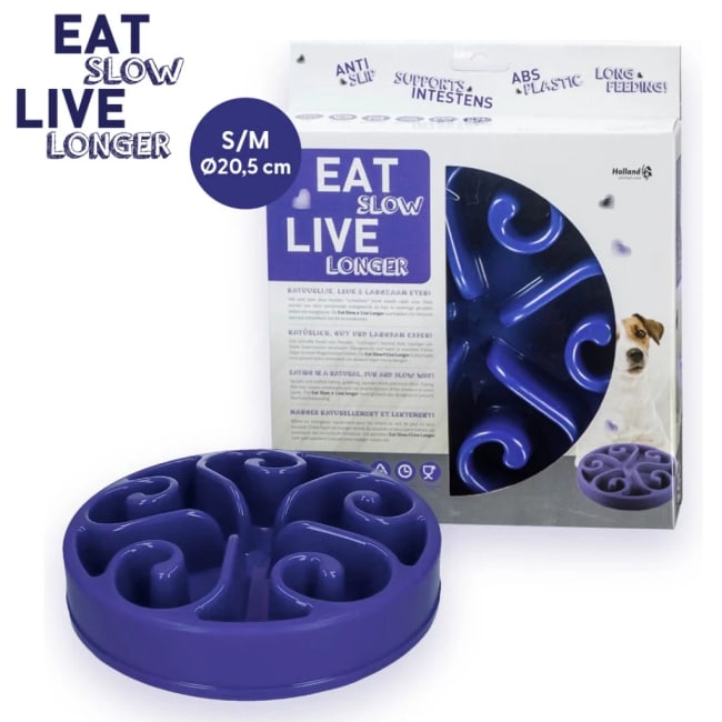 Eat Slow Live Longer Original Blue S