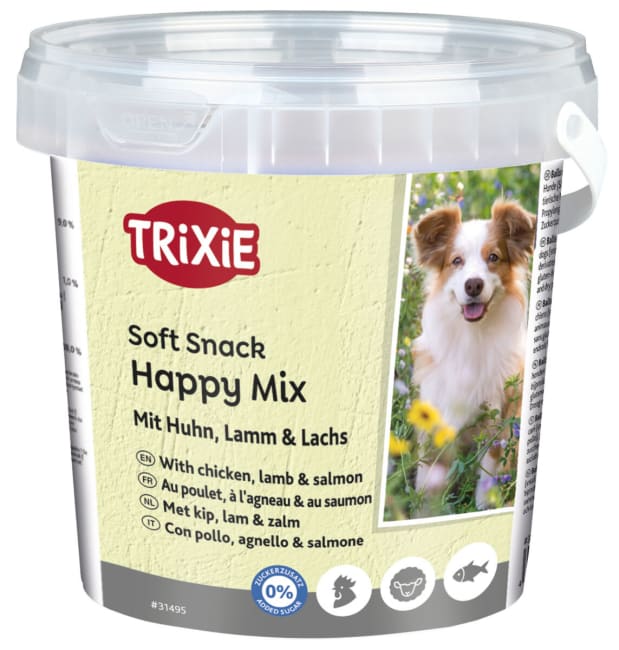 Happy Mix M/Kylling, Lam og Laks 500g