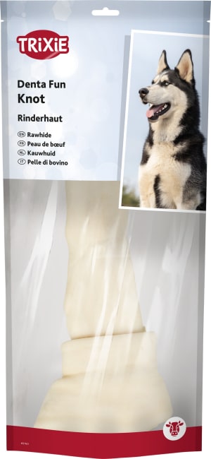 Tyggebein Knute 39cm/500g Natur (4stk)