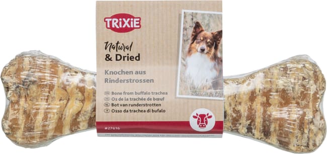 Tyggebein Pressa av Tørket Luftrør 15cm 1stk 90g (10stk)