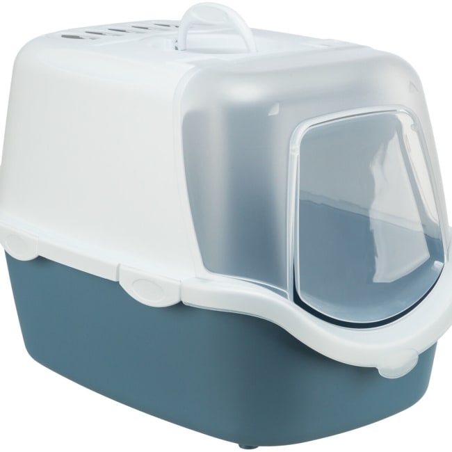 Kattebakke 40341 Vico Easy Clean M/Tak, Dør & Filter Blågrå/Hvit 56x40x40cm