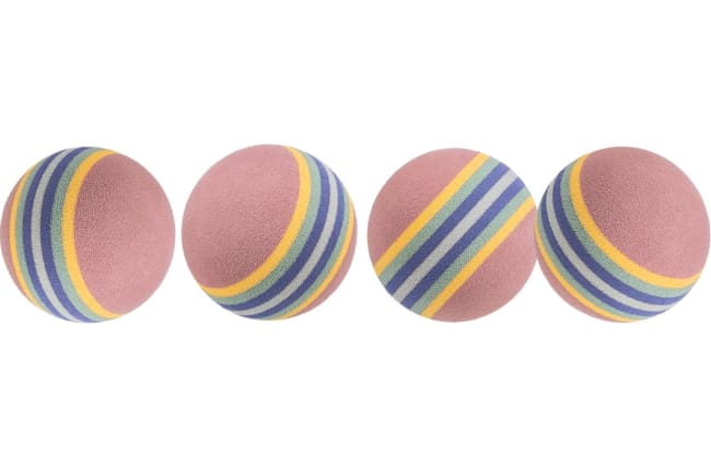 Katteleke 4097 Regnbueball 4pkn 3,5cm