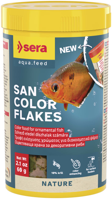 Fiskefor Sera San Color Flakes 250ml/60g