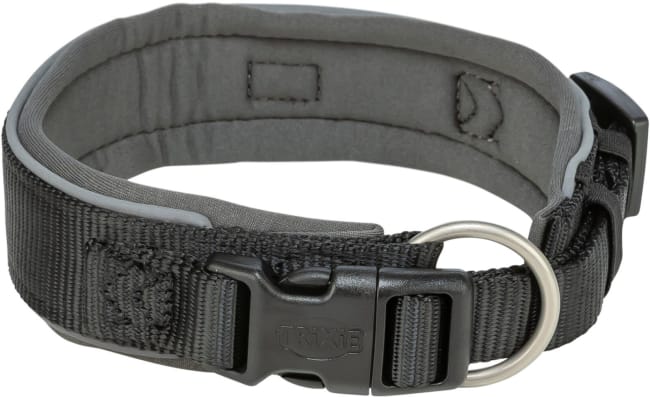 Halsb. Premium Extra Wide 1995901 53-62cm 50mm L-XL Sort/Grafitt