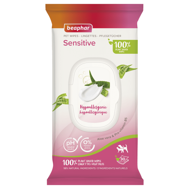 Beaphar Bio Cosmetic Pet Wipes Sensitiv 30pk