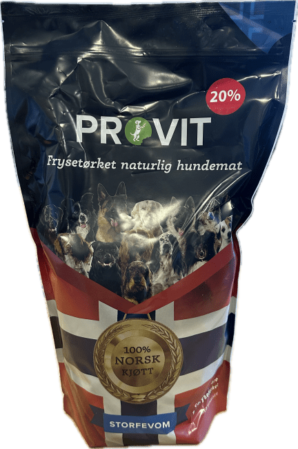 PROVIT Frysetørket Vom 1kg Kampanjeposer -20% (Kart pris 5stk)