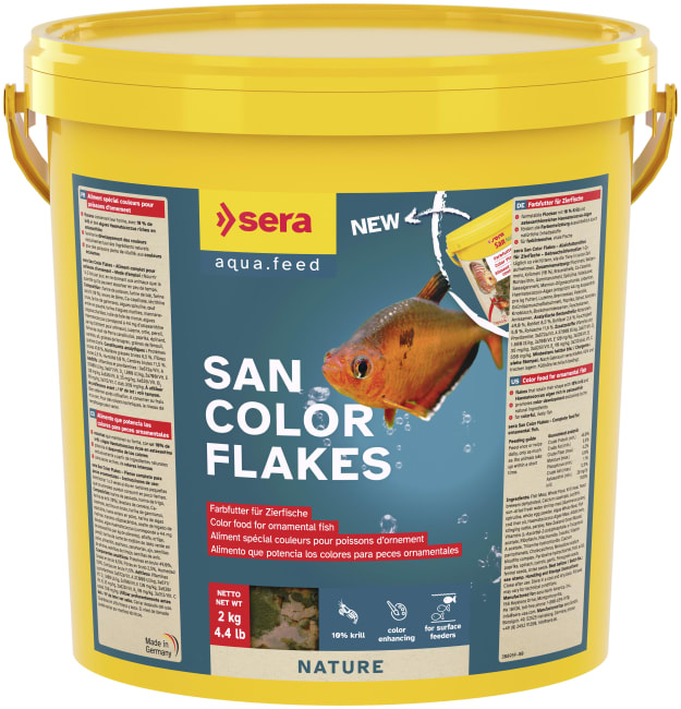 Fiskefor Sera San Color Flakes 10000ml/2Kg