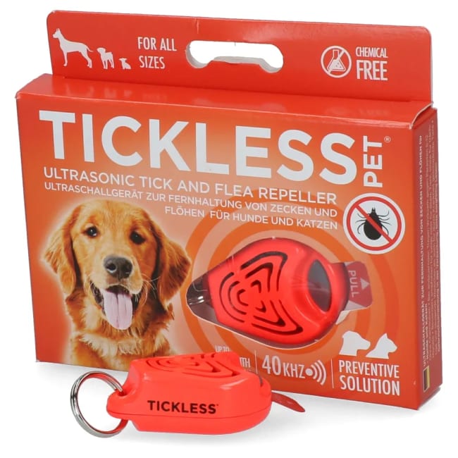 Tickless Pet orange minimum 6-month protection