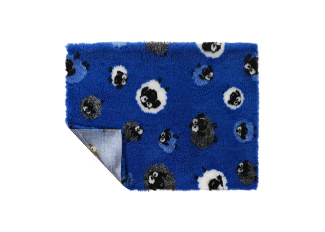 VetBed Nonslip Sau Blå 150x100cm