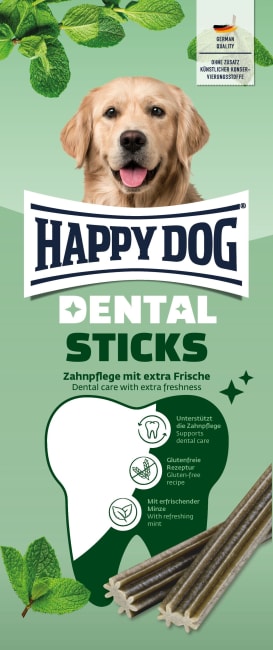 Happy Dog Dental Snacks Sticks 130g