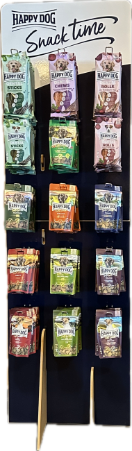 Happy Dog Snack Time Display i Tre