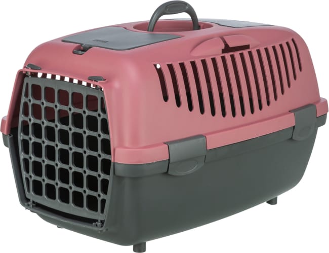 Transportk. Capri 2 XS/S Mørkegrå/Antikk Rosa 55x37x34cm Max 8Kg