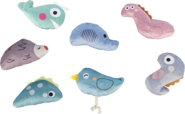 Katteleke 45831 Dinosaurus i Plysj 7-9cm (70stk i Bulk)