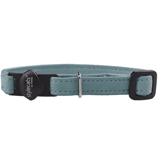 Collar Cat Luna Cowleather light blue
