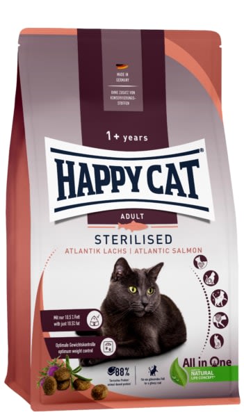 Happy Cat Sterilisert Adult Atlantik-Laks 10kg