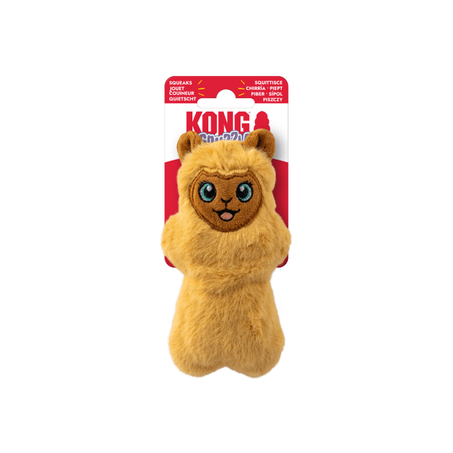 Hundeleke KONG Snuzzles Mini Lama XS