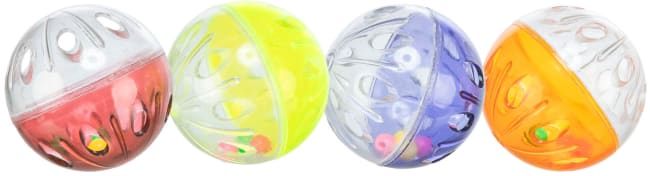 Katteleke 4166 Plast Baller 4stk 4,5cm