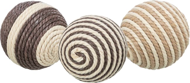 Katteleke 45805 Sisal baller Brun/Beige Ø4,5cm