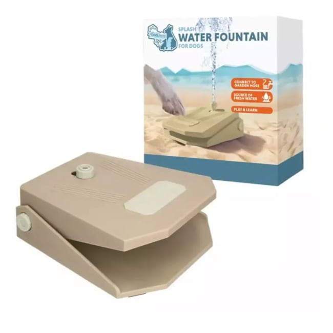 CoolPets Splash Water Fountain Beige