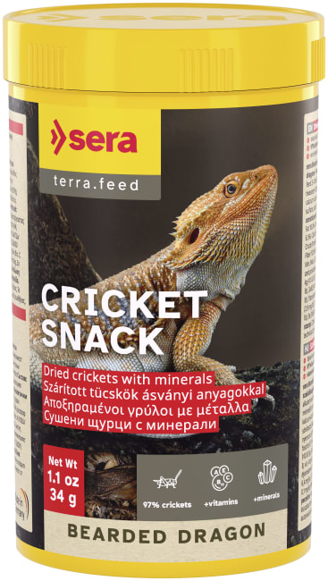 Sera Bearded Dragon Cricket Snack 250ml/34g