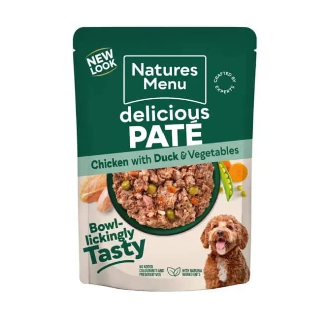 NM Pouches Hund Adult Kylling og And 300g (8stk)