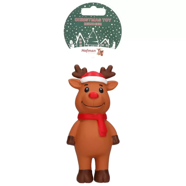 Juleleke Chrismas Reindeer 18cm Latex