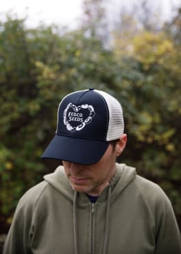 Organic Fedco Trucker Hat, or the Hearty Beans Hat