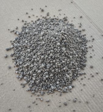 Gypsum, pelletized