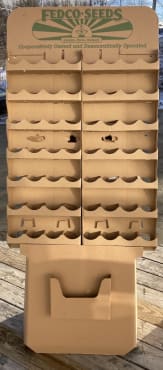 Cardboard Seed Rack