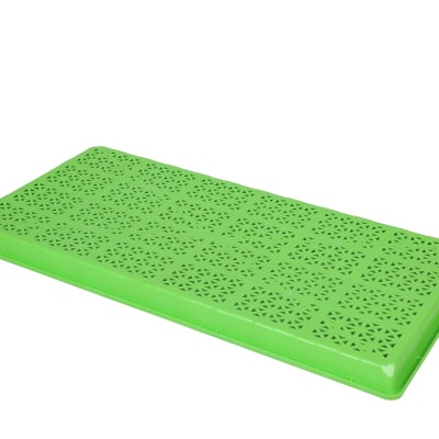 Green Shallow Heavy-Duty Mesh Tray