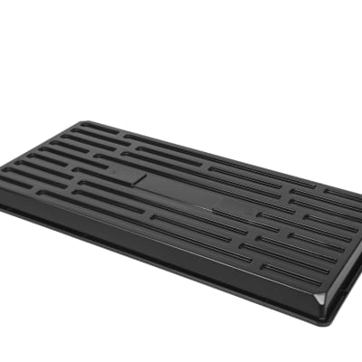 Black Shallow Heavy-Duty Bottom Tray without Drain Holes