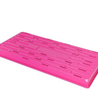 Magenta Shallow Heavy-Duty Bottom Trays with Drain Holes